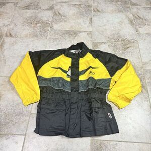 VTG Fieldsheer Jacket Mens 2XL Yellow Phoslite Full Zip Elastic Waist Reflect